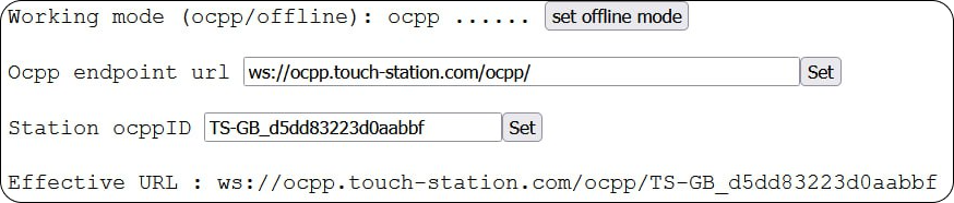 Переключение ocpp/offline